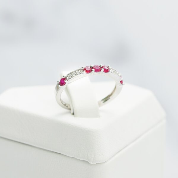 Ruby & Diamond Eternity Ring