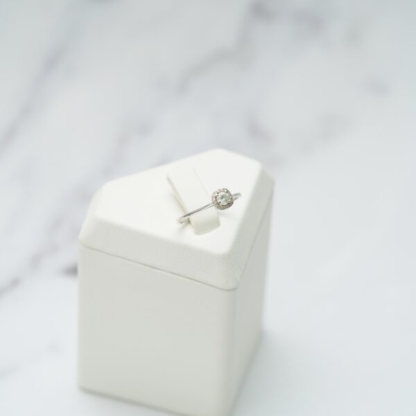 Round Diamond Halo Engagement Ring - Image 5