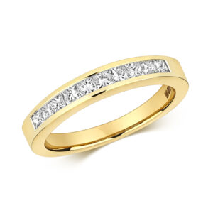 0.50ct Princess Cut Diamond Chanel Ring