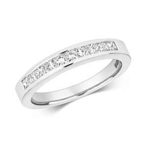 0.50CT Princess Cut Diamond Chanel Ring