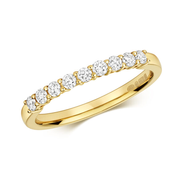 0.30ct Diamond Claw Set Eternity Ring