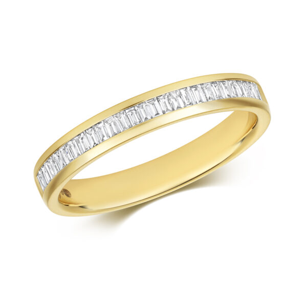 0.25ct Baguette Cut Diamond Chanel Ring