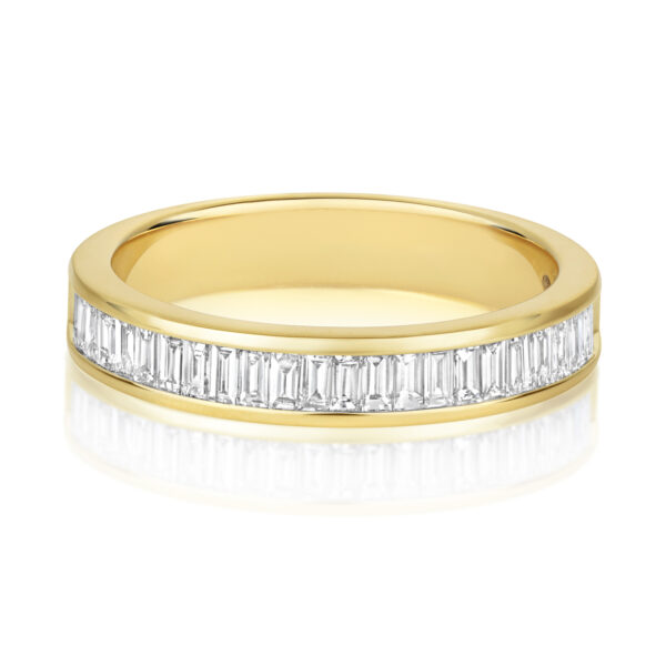 0.50ct Baguette Cut Diamond Chanel Ring - Image 2