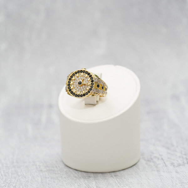 14 KT Men’s Watch Ring with CZ - Image 5
