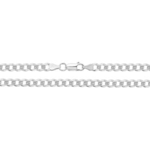Classic Silver Curb Chain 5.5mm