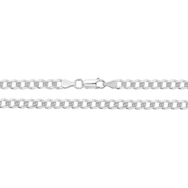 Classic Silver Curb Chain 5.5mm
