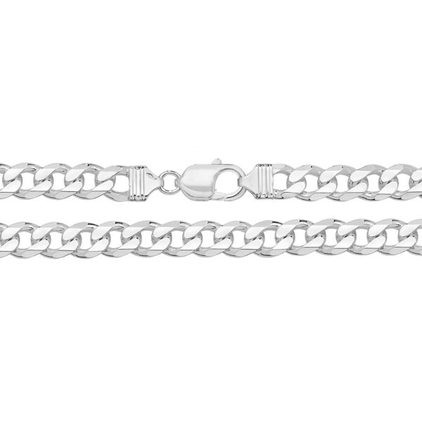 Classic Silver Curb Chain 9mm