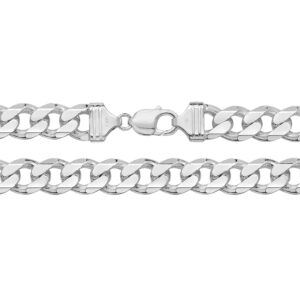 Classic Silver Curb Chain 13mm
