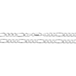 Silver Figaro Chain 6mm