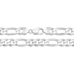 Silver Figaro Chain 11mm