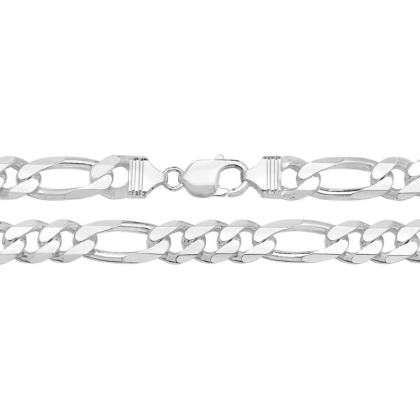 Silver Figaro Chain 11mm