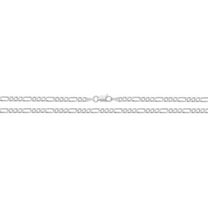 Silver Figaro Chain, Light 3mm