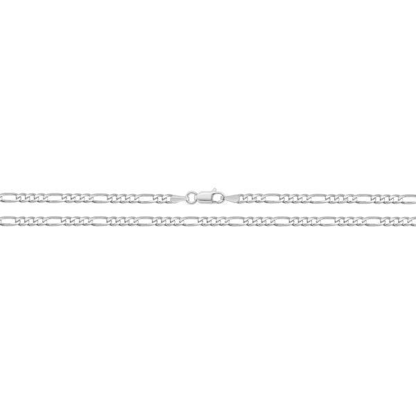 Silver Figaro Chain, Light 3mm