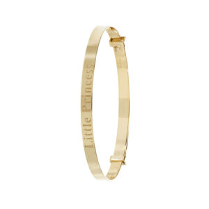 9ct YG Little Princess Babies’ Expandable Bangle