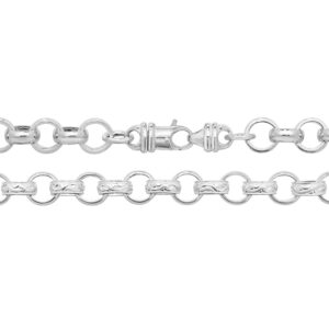 Silver Cast Belcher Chain 10mm