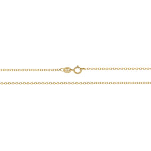 9ct Yellow Gold Fine Solid Rolo Chain 0.5mm