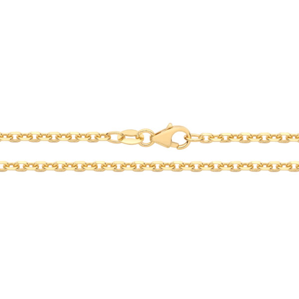 9ct Yellow Gold Fine Solid Rolo Chain 1.85mm