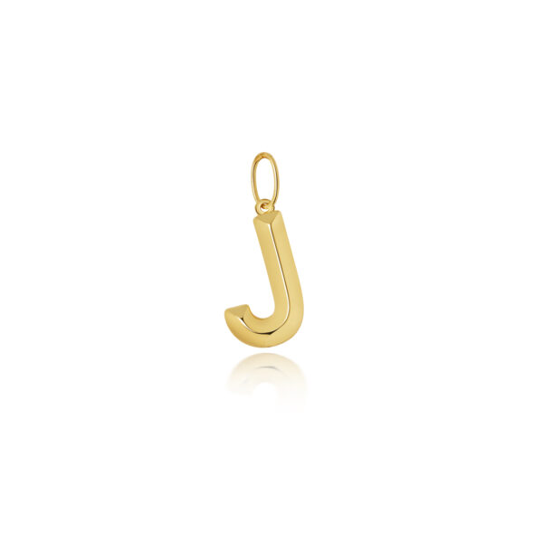 9ct Yellow Gold Initial Pendant A-Z - Image 5