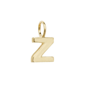 9ct Yellow Gold Initial Pendant A-Z